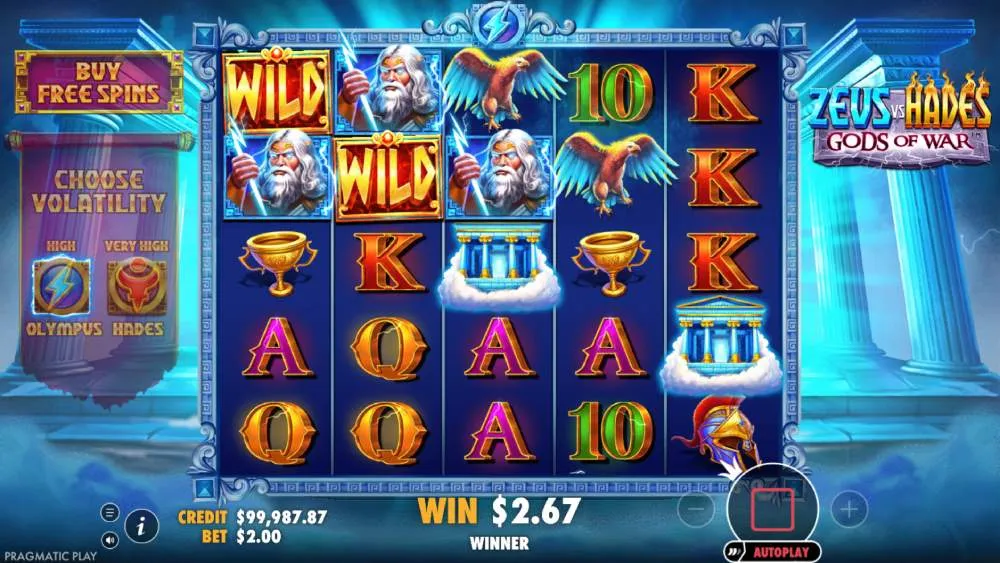 Panorama des bonus de Zeus vs Hades Panorama des bonus de Zeus vs Hades